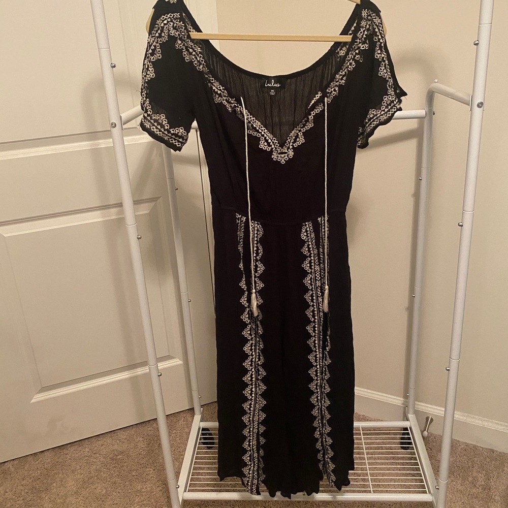 Black and white jumpsuit, Lulus, size M, worn once.
